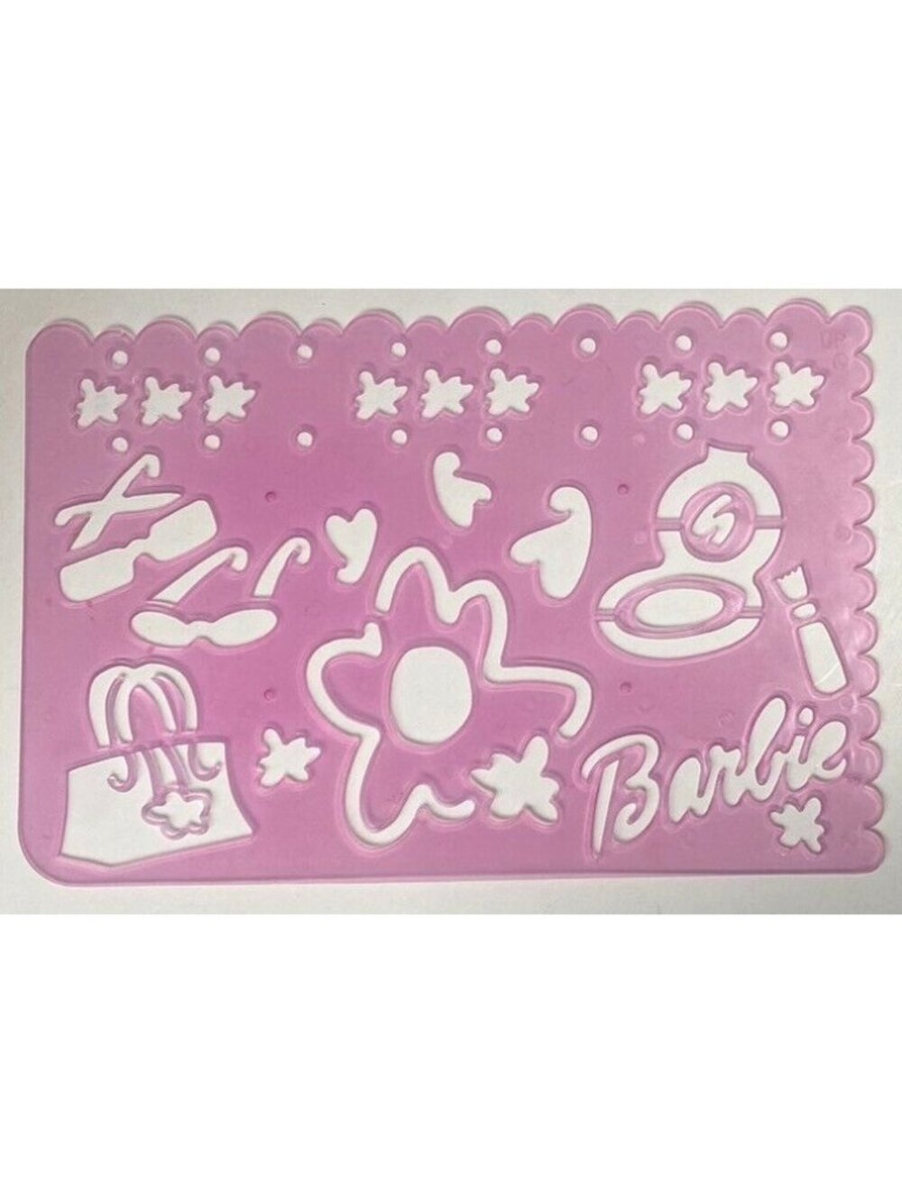 Vintage Barbie Pink Purse Stencil Template Crafting Card Making Scrapbooking